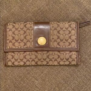 Coach Signature Bifold Wallet